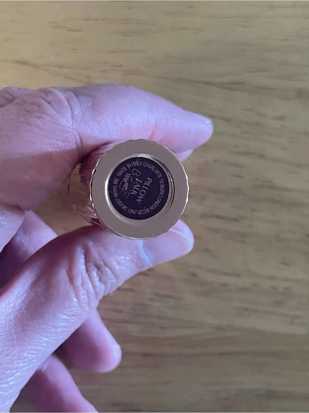 Charlotte Tilbury tested once